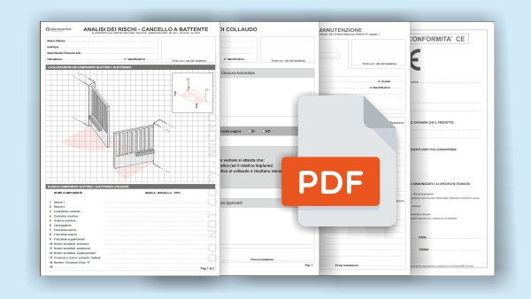 Guide precompilate in pdf per la redazione del Fascicolo Tecnico