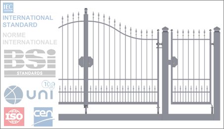 Directives and Standards relating to electric doors and gates EN 12453