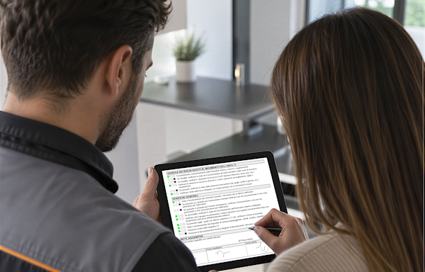 modulistica e report per la conformità di porte e cancelli automatici