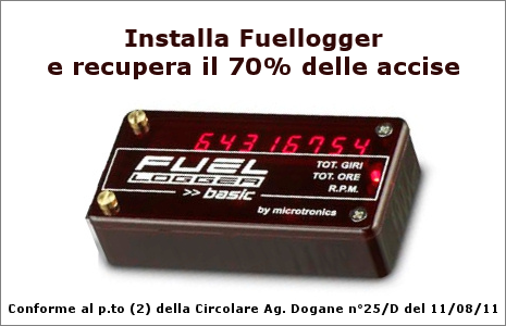 rimborso accisa gasolio fuellogger