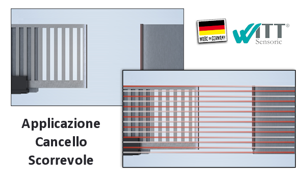 Sensori Barriere EN 12978 cancelli scorrevoli