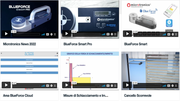 Video training courses and product support area