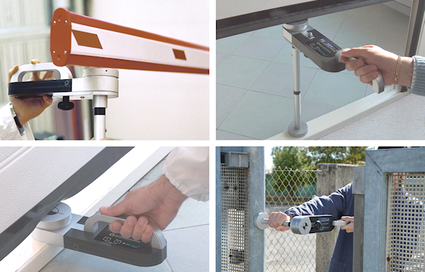 Force measurements on motorized gates and doors