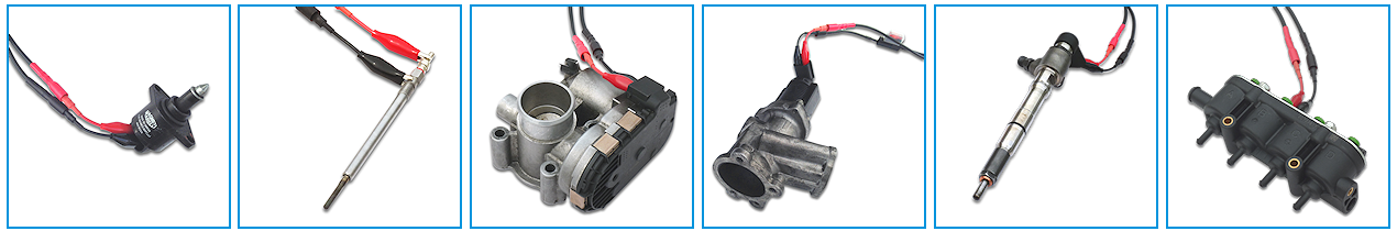 Spectrum Pro, accessories for measuring sensors and automotive actuators