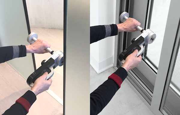 Measurement of impact and crushing forces on pedestrian doors in accordance with standard EN 16005