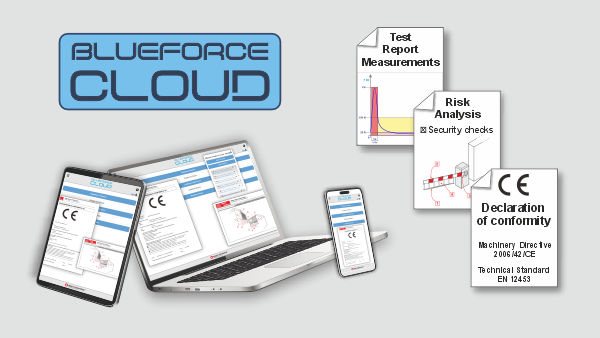 BlueForce Cloud, Dokumente zur Konformität von Türen und Toren