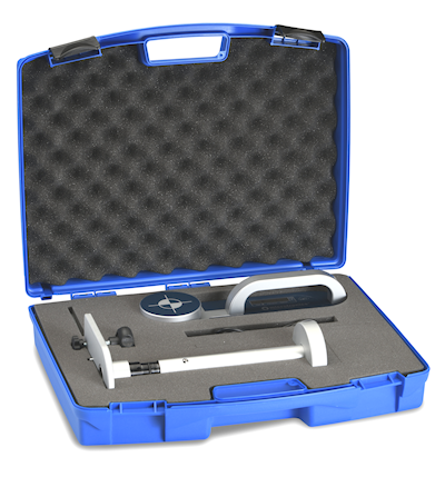 Verfügbare Kits für das BlueForce Gerät mit Zubehör und Koffer