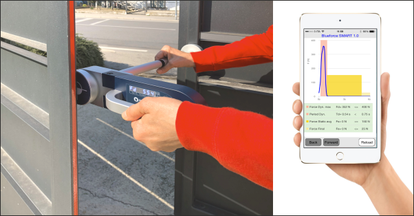 Kraftmessung mit BlueForce Smart Pro